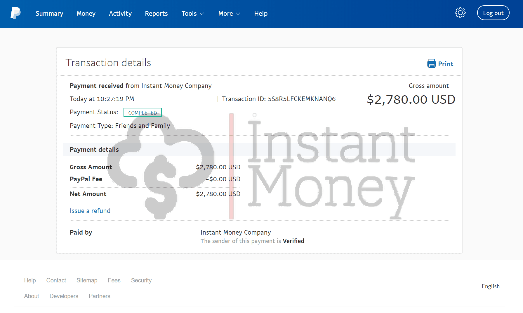 Proof of Payment Instant Money PayPal Money Adder 2024